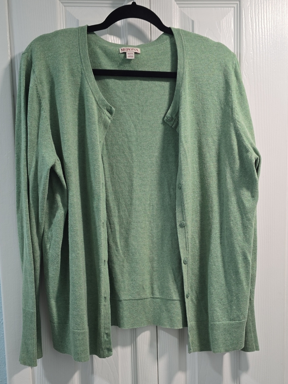 Merona Women's Lightweight Green Cardigan Sweater